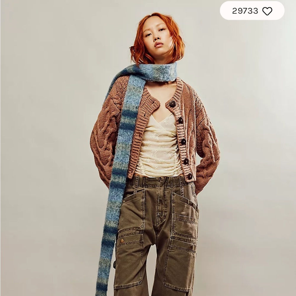 NWT FREE PEOPLE Bonfire Cardi - Picture 2 of 9